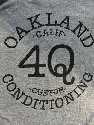 4Q CUSTOM CONDITIONING 포켓 티셔츠 그레이 M