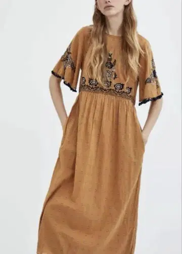자라 ZARA 보헤미안 원피스