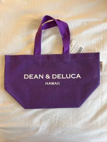 DEAN & DELUCA 하와이 토트백 S 씨 쉘 퍼플 새상품