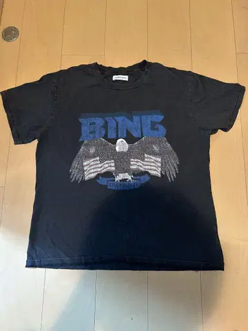 ANINE BING 이글 프린트 티셔츠 M