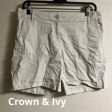 Crown & Ivy 숏 팬츠 8 베이지