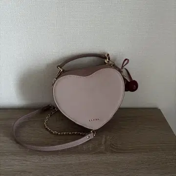 RANDA 2WAY 체리 프린트 하트 백