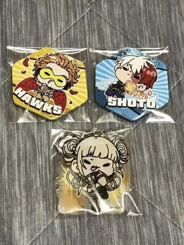 히로아카 mochocho 캔뱃지 키링 호크스 토도로키 쇼토 토가 히미코
