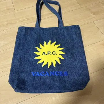 아페쎄 데님 에코백 VACANCES