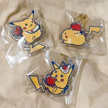 PIKACHU DINER 아크릴 키링 컬렉션 3종