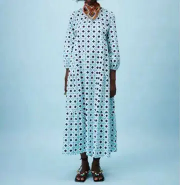 ZARA 자라 빅 사이즈 티어드 원피스 XL