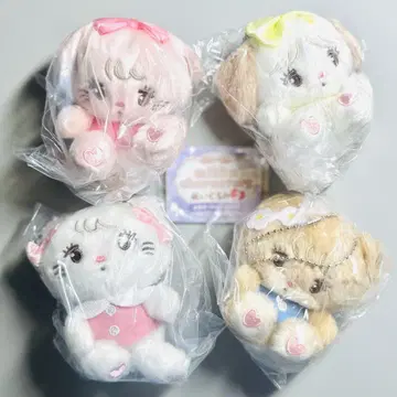 mikko characters 봉제 인형 2 전 4종 컴프 세트