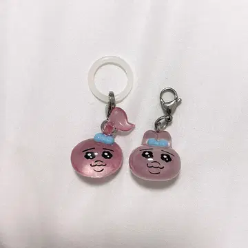 빤쮸토끼 메지루시 액세서리 음표 가챠가챠 키링