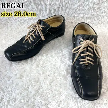REGAL 리걸 스니커즈 가죽 컴포트 워킹 블랙
