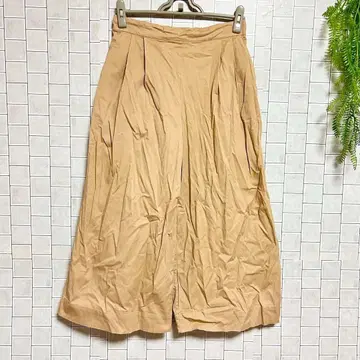 폰데샤론 [M] 가우초 팬츠 스카초 면 팬츠 치노 팬츠 베이지 구제 의류
