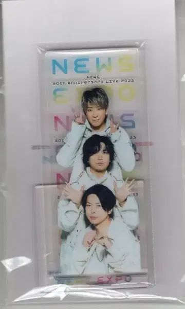 NEWS 23년 NEWS EXPO 집합 아크릴 스탠드 화이트