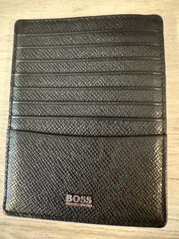 BOSS 가죽 카드 케이스 (블랙)