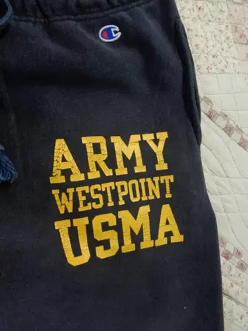 USMA/빨간색 택 USA제/XL/챔피온/스웨트 팬츠/네이비