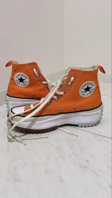 CONVERSE 랜스 스타 하이커 오렌지 하이컷 US7.5 24cm