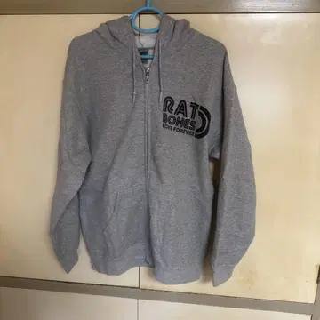 RAT BONES 그레이 후드티 M