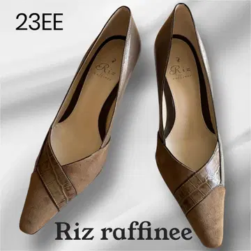 새상품급! Riz 브라운 스틸레토 하이힐 23EE