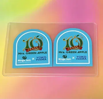 미세스 요코하마 Mrs. GREEN APPLE 10주년 기념 스티커 2장