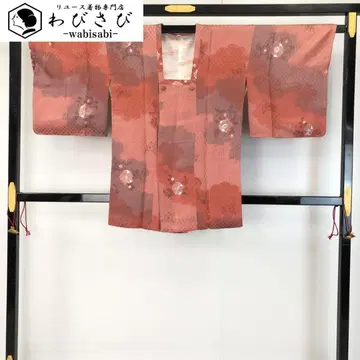 미치요 코트 츠지가하나 무늬 짜기 염색 패턴 장춘색 H-4096