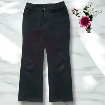 CHRITIAN AUJARD 스트레이트 팬츠 L 상당 블랙 계열 일본제