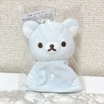 비 그친 후 맑은 리락쿠마 봉제 인형 낚시릴 키 커버 리락쿠마 키링