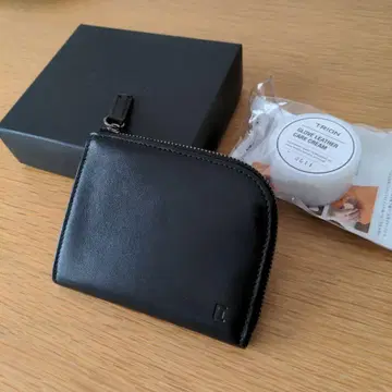 TRION 트라이온 멀티 컴팩트 지갑 L자 지퍼 GA801 블랙