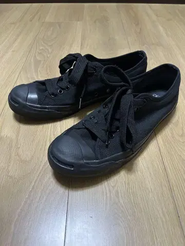 컨버스 잭 파셀 블랙 캔버스 로우 컷 28cm