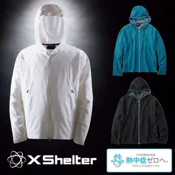 XShelter 더위 후디 화이트 LL 워크맨