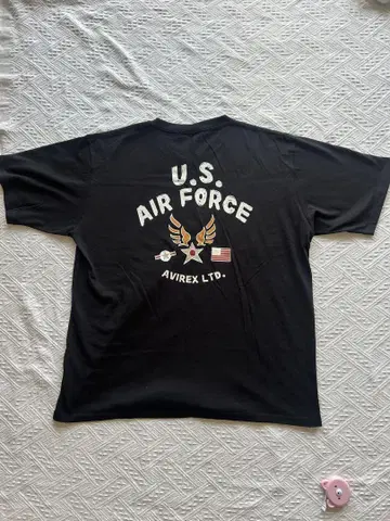아비렉스 U.S. AIR FORCE 티셔츠 블랙