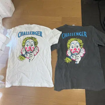 CHALLENGER 크레이지 크라운 티셔츠 2종 세트
