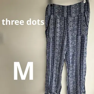 three dots 기하학 패턴 사루엘 팬츠 [M] 얇은 소재 시원함