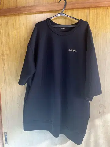 ReZARD 오버 사이즈 티셔츠 블랙