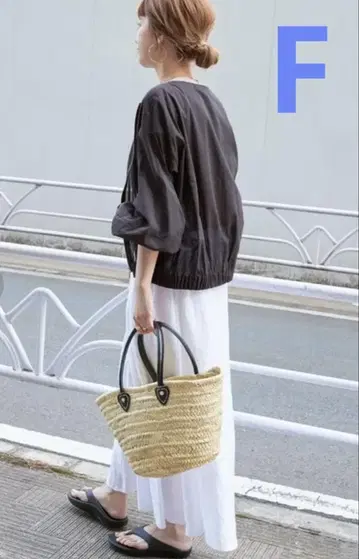 베이세 재고 개더 시어 자켓 블랙 블루종