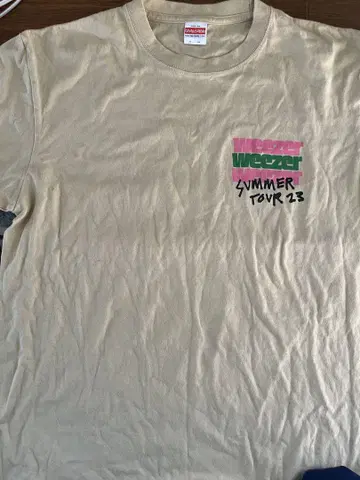 Weezer Summer Tour 23 티셔츠 베이지