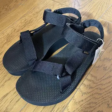 Teva 스포츠 샌들 22cm 블랙