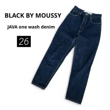 새상품급 BLACK BY MOUSSY 데님 팬츠 JAVA 자바 26
