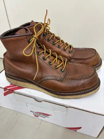 Red Wing 875 브라운 워크 부츠
