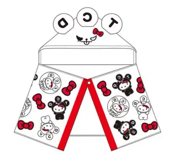 도리캄 우라완 2016 헬로키티 후드 부착 타월