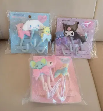 산리오 메쉬 패널 시리즈 S자 후크 마이멜로디 쿠로미 시나몬