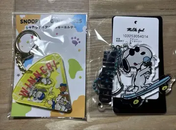 SNOOPY in GINZA 2025 한정 키링 2종 세트
