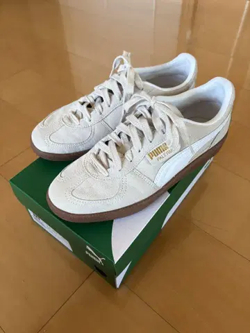새상품급 PUMA PALERMO 팔레르모 화이트 26.6cm