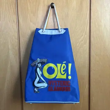 90년대 HYSTERIC GLAMOUR 토트백 파랑