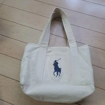 Ralph Lauren 아이보리 토트백