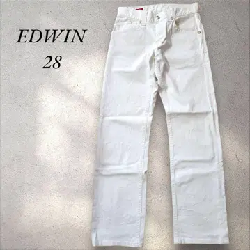 EDWIN 화이트 데님 28