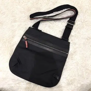 BALLY 발리 숄더백 캔버스 스트라이프 크로스 바디
