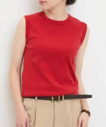 라빠르망 GOOD GRIEF CREW NECK NO SLEEVE TOP