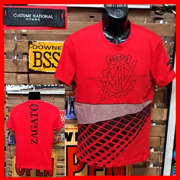 CoSTUME NATIONAL 코스튬 내셔널 양면 프린트 티셔츠
