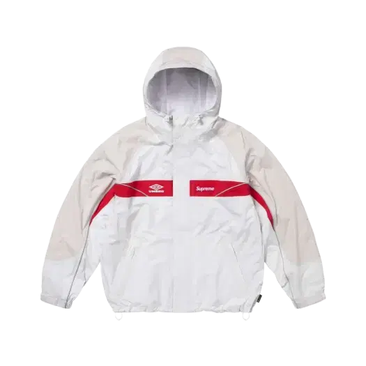 25SS Supreme x Umbro Gore-Tex Hooded Jacket White #슈프림