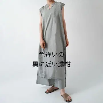 새상품급 젠 선생님의 일상복 얇은 옷 레이어드 원피스 민소매