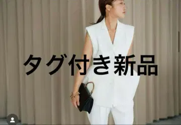 ZARA 자라 페플럼 탑 화이트 칼라 L