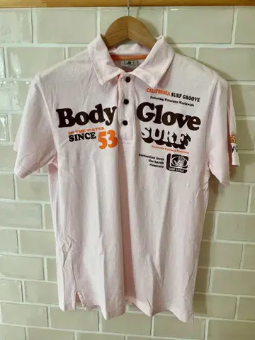 Body Glove 프린트 피케 셔츠 핑크